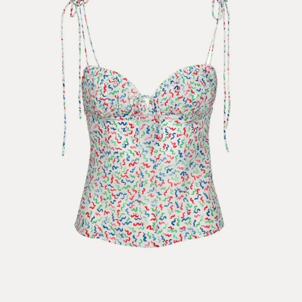 Realisation Par Pink and Red Bustier Camisole